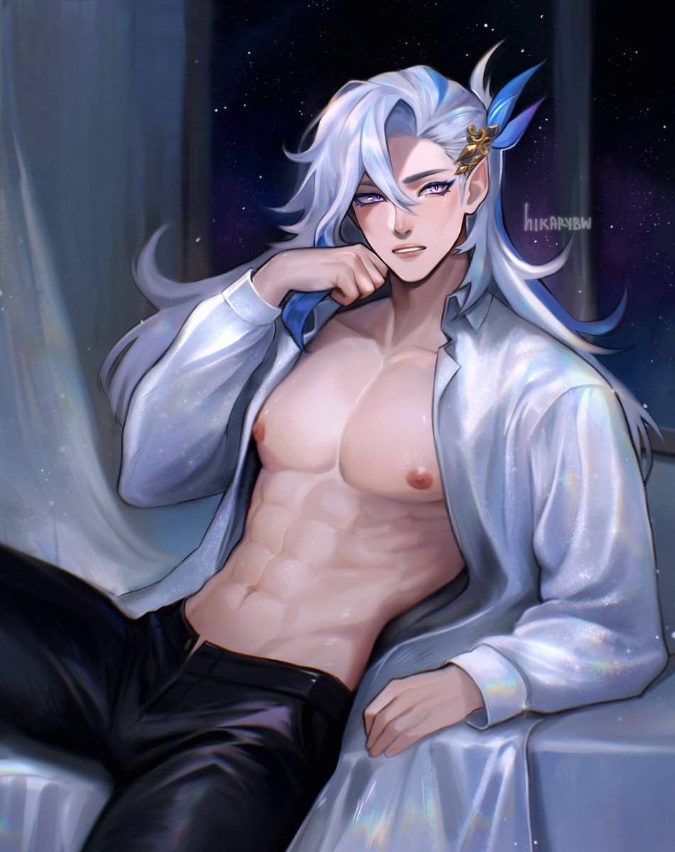 "Here you are, at last. You are late, joining me for bed. What kept you?"