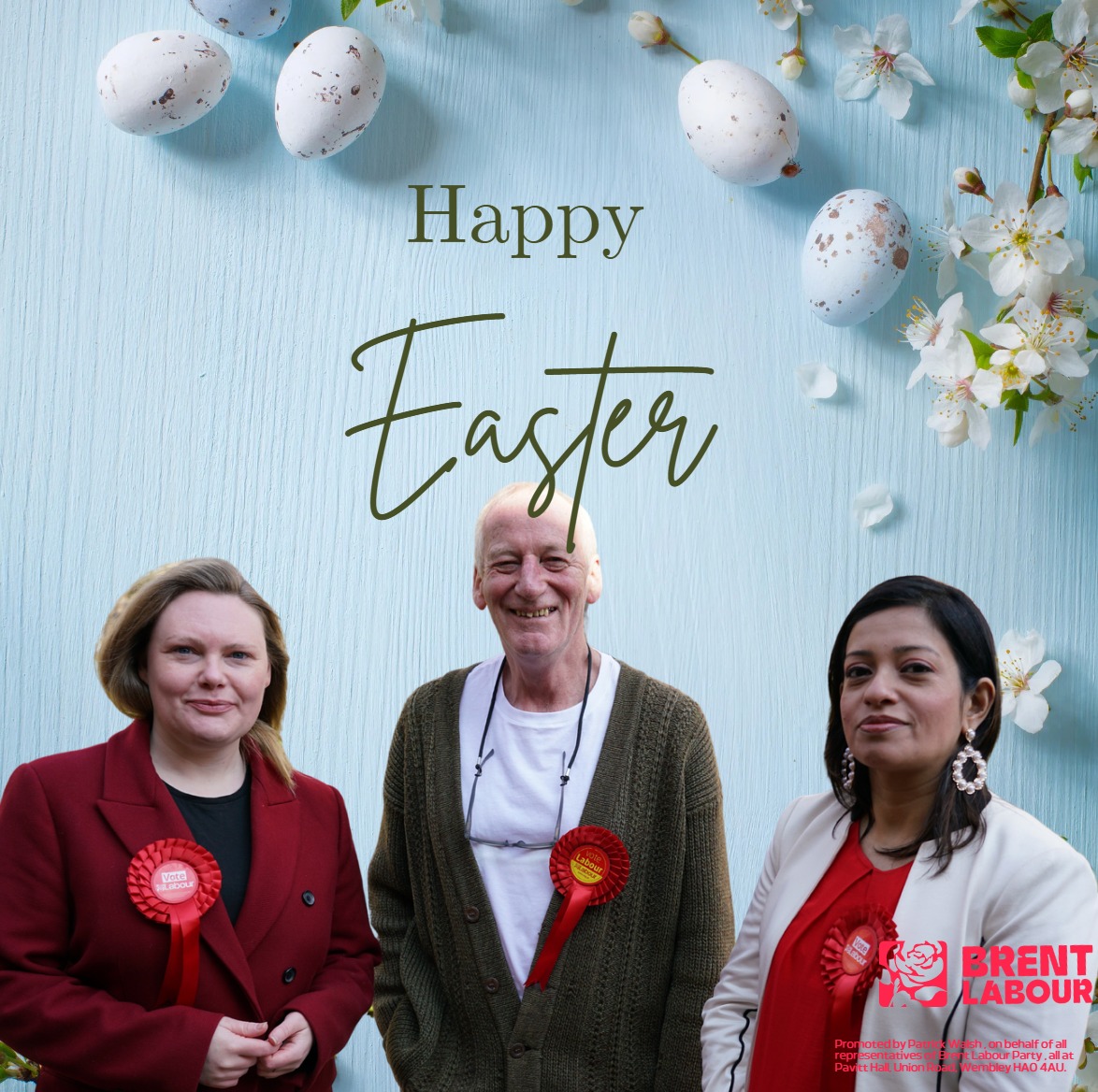 Rita Begum (@iamritabegum) on Twitter photo Wishing a joyful Easter to everyone celebrating in our ward, Brent and beyond! May this time bring peace, hope, and renewal. We’re proud to celebrate the rich diversity of our community and send our best wishes to all.<a href="/BrentLabour/">Brent Labour</a> Wishing a joyful Easter to everyone celebrating in our ward, Brent and beyond! May this time bring peace, hope, and renewal. We’re proud to celebrate the rich diversity of our community and send our best wishes to all.<a href="/BrentLabour/">Brent Labour</a>