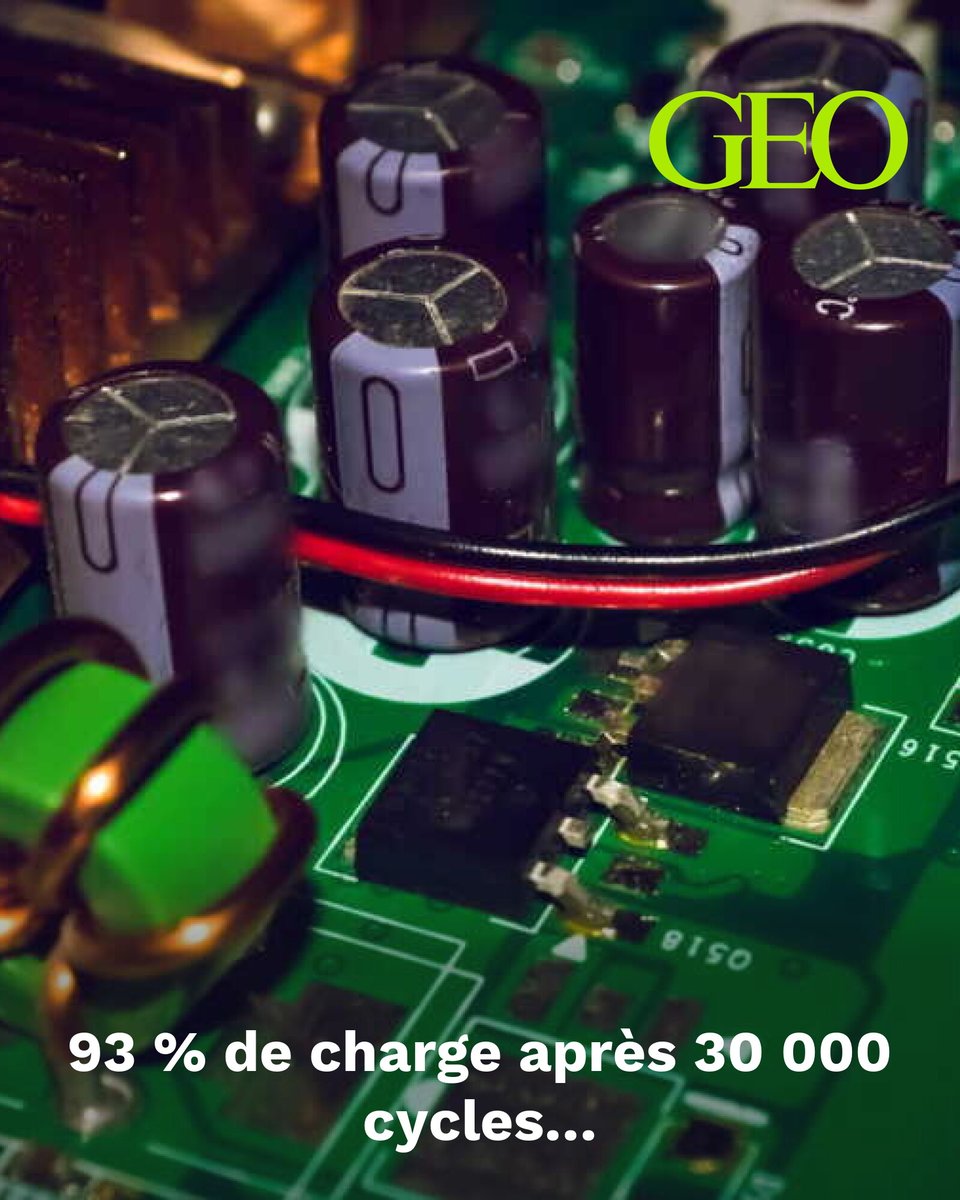 93 % de charge après 30 000 cycles: l'ingrédient miracle des batteries de véhicules électriques
➡️ l.geo.fr/zO7