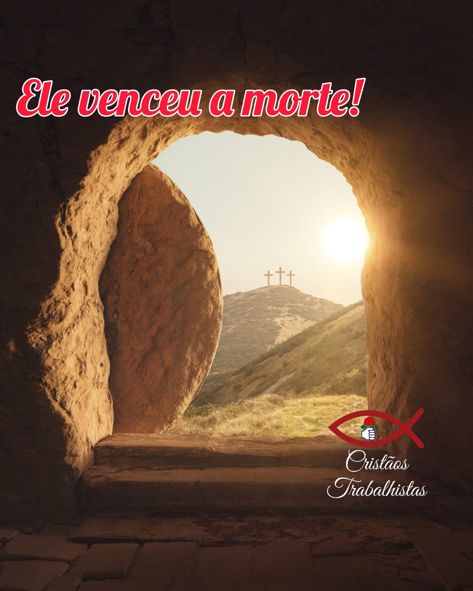 Ele venceu a morte! Feliz Páscoa!