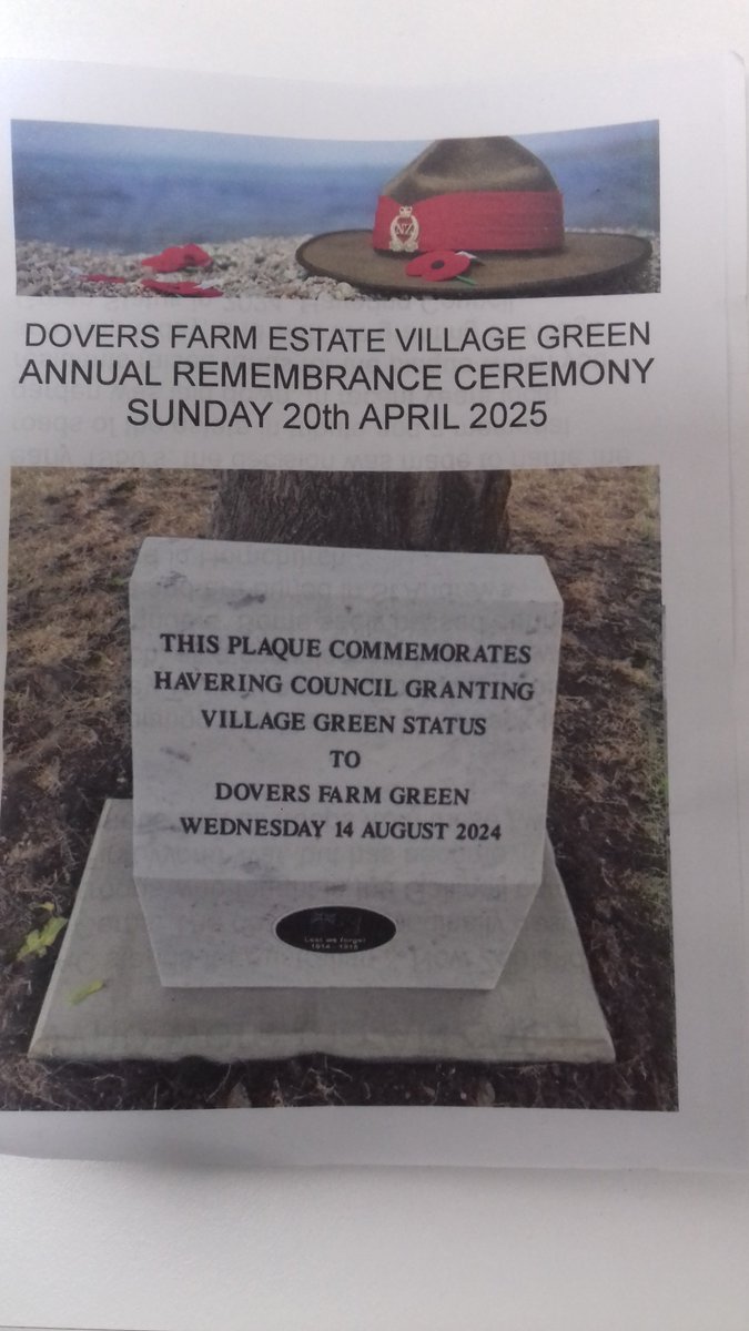 A privilege and honour to attend this service today