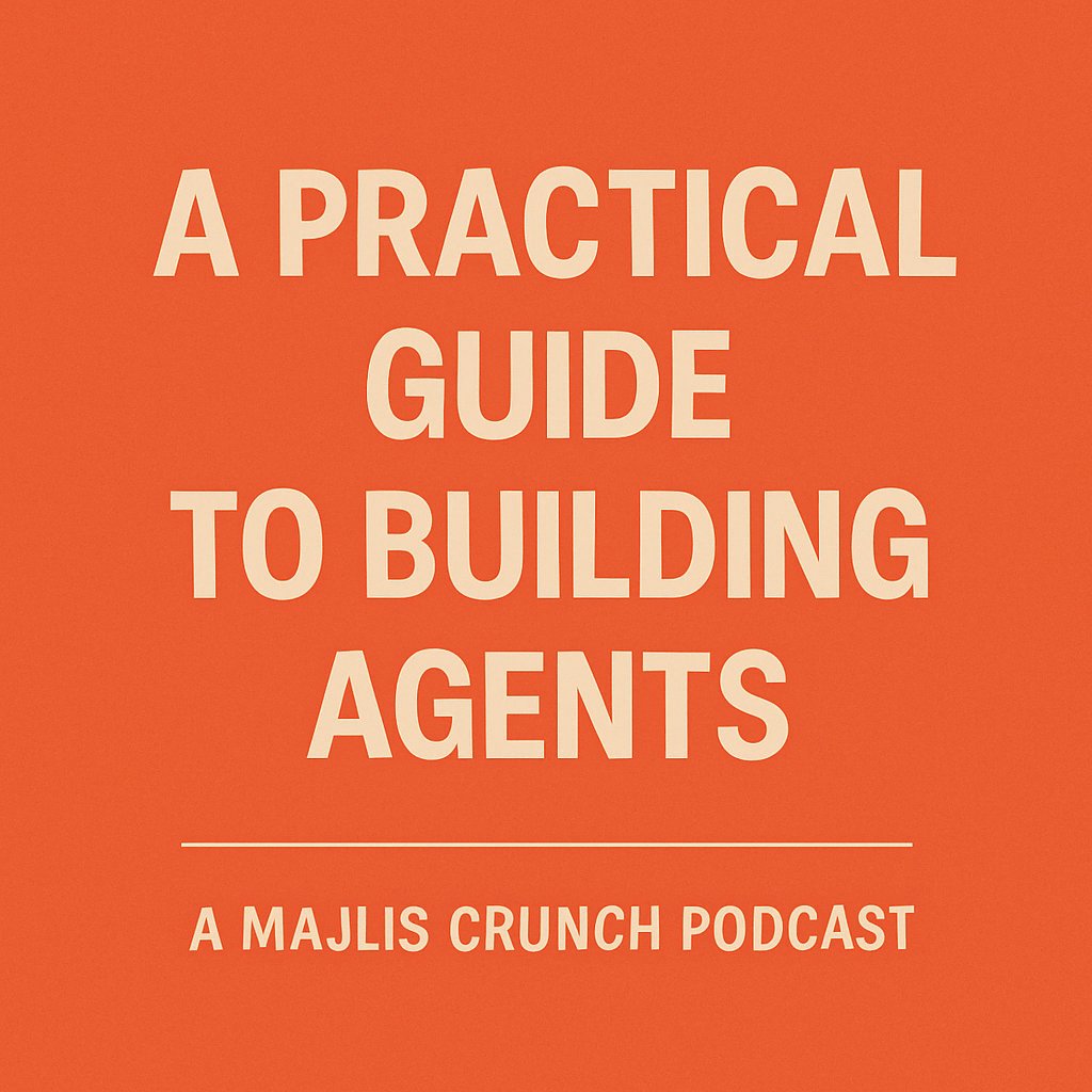 MajlisCrunch's tweet photo. Listen to "Building AI Agents in the Gulf: OpenAI’s Practical Guide, Decoded"

https://t.co/ze8aW5r0VD https://t.co/la1ZNKkAnk