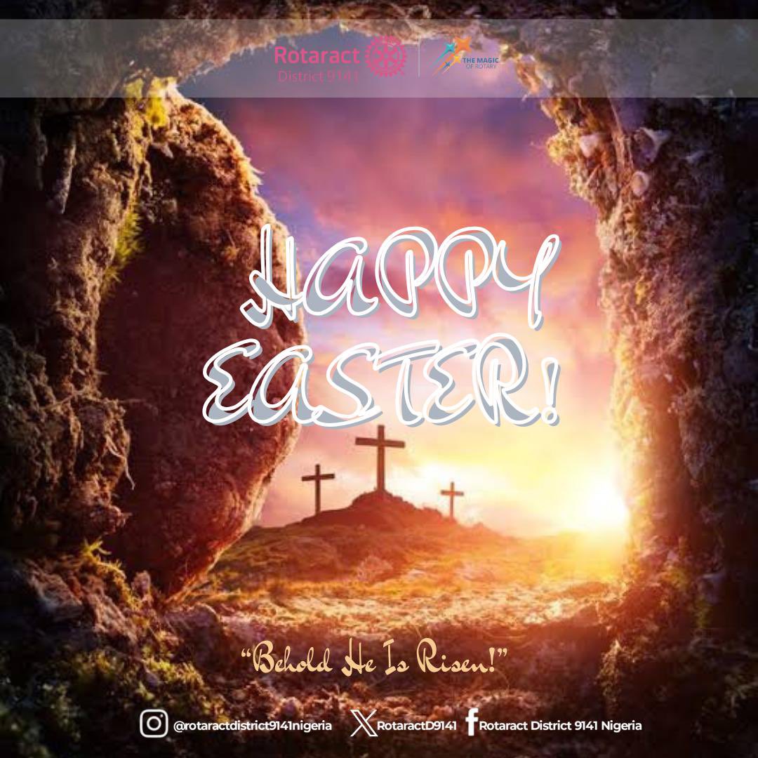 Happy Easter! ✝️
Easter marks Christ’s resurrection—symbolizing hope, renewal &amp; victory over death. From Palm Sunday to Good Friday, Holy Week ends in joy today.
May your heart be filled with the peace of the risen Christ.
#EasterSunday #HeIsRisen #District9141
