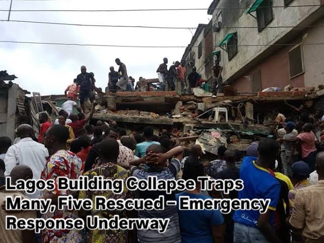 qubesmagazine's tweet photo. Lagos building collapse: Survivors still trapped.
Rescue efforts are ongoing — prayers and support needed.
Read full story on QubesMagazine (Bio)
#Lagos #BuildingCollapse #HappyEaster #MayHis #Wikicat #CongratulationsTunde #ResurrectionSunday #Catholic https://t.co/InSGVUv5ul