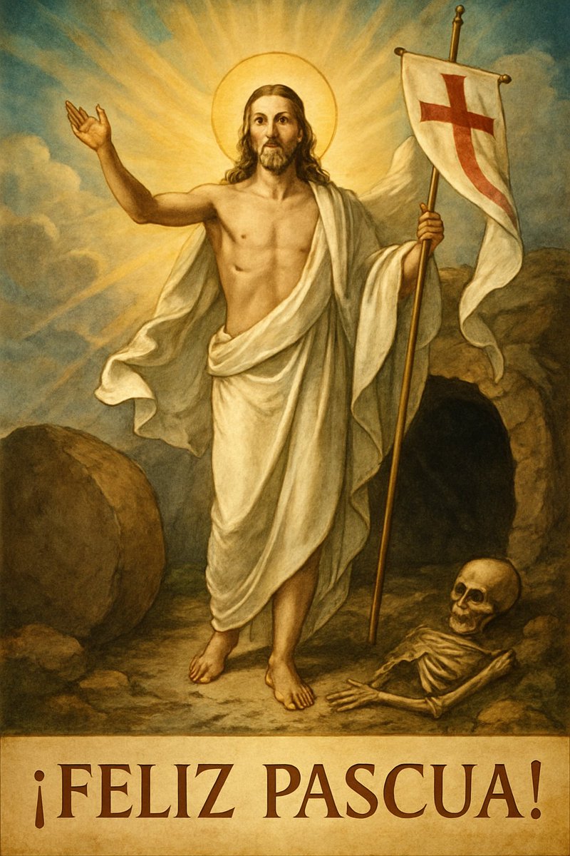 luisvimarti's tweet photo. Hoy el Señor resucitó, y de la muerte nos libró. Alegría y paz hermanos, que el Señor resucitó. ¡Feliz Pascua de Resurrección! https://t.co/wZ0DEFI5cb