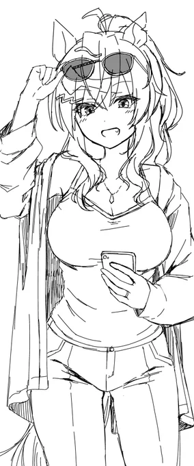大人ポッケ(大盛り)描いていいらしいから描くね 