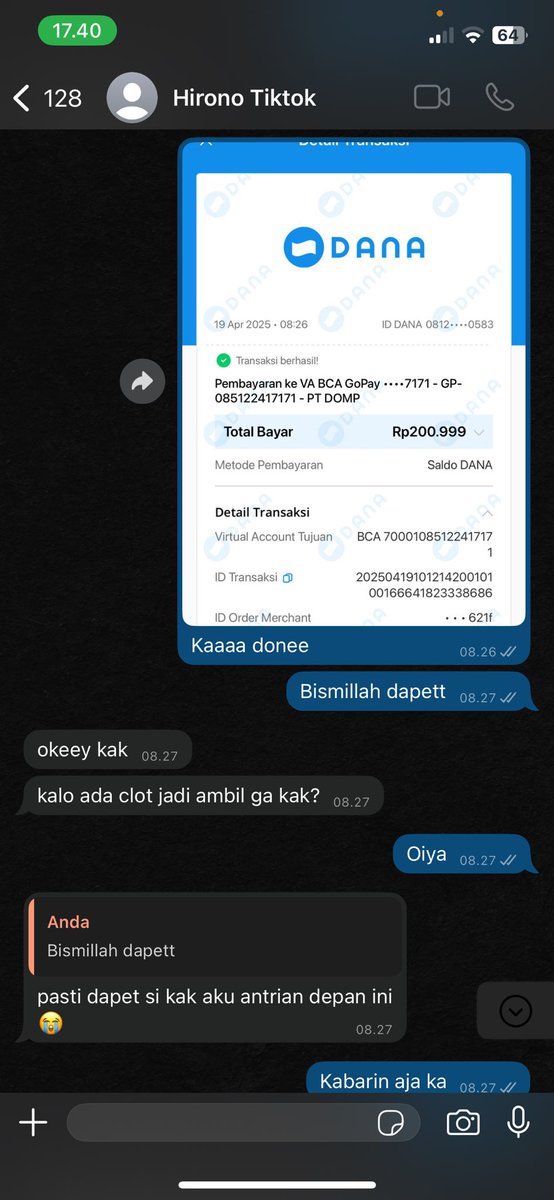 anandalunatics's tweet photo. Hallo semuanya, aku cmn mau kasih tau hati2 ya sm yg namanya sekaraskia, karena aku kena scam sm dia smpe 1,5jt #scam https://t.co/Ux27gnHwAy