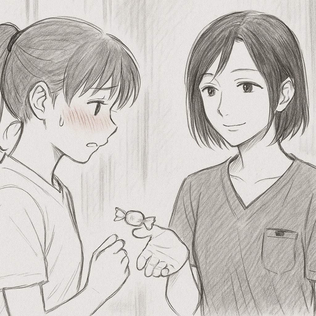 AIに頼んで描いてもらった松岡先生と森さん。 