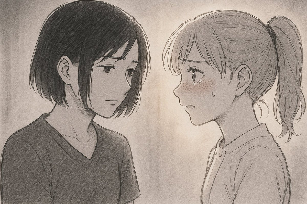 AIに頼んで描いてもらった松岡先生と森さん。 