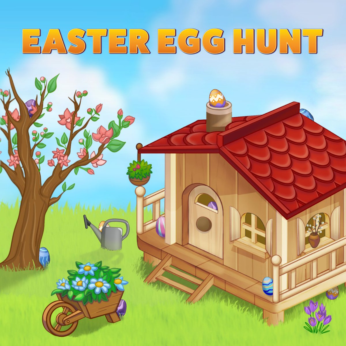 Spot hidden eggs &amp; Split 500 Gems
🏆 5 winners | 100 Gems each

How to join?
- ♥️ + 🔄 this post
- Comment with the correct number of eggs

📅 Duration: 1 week (April 21-28)