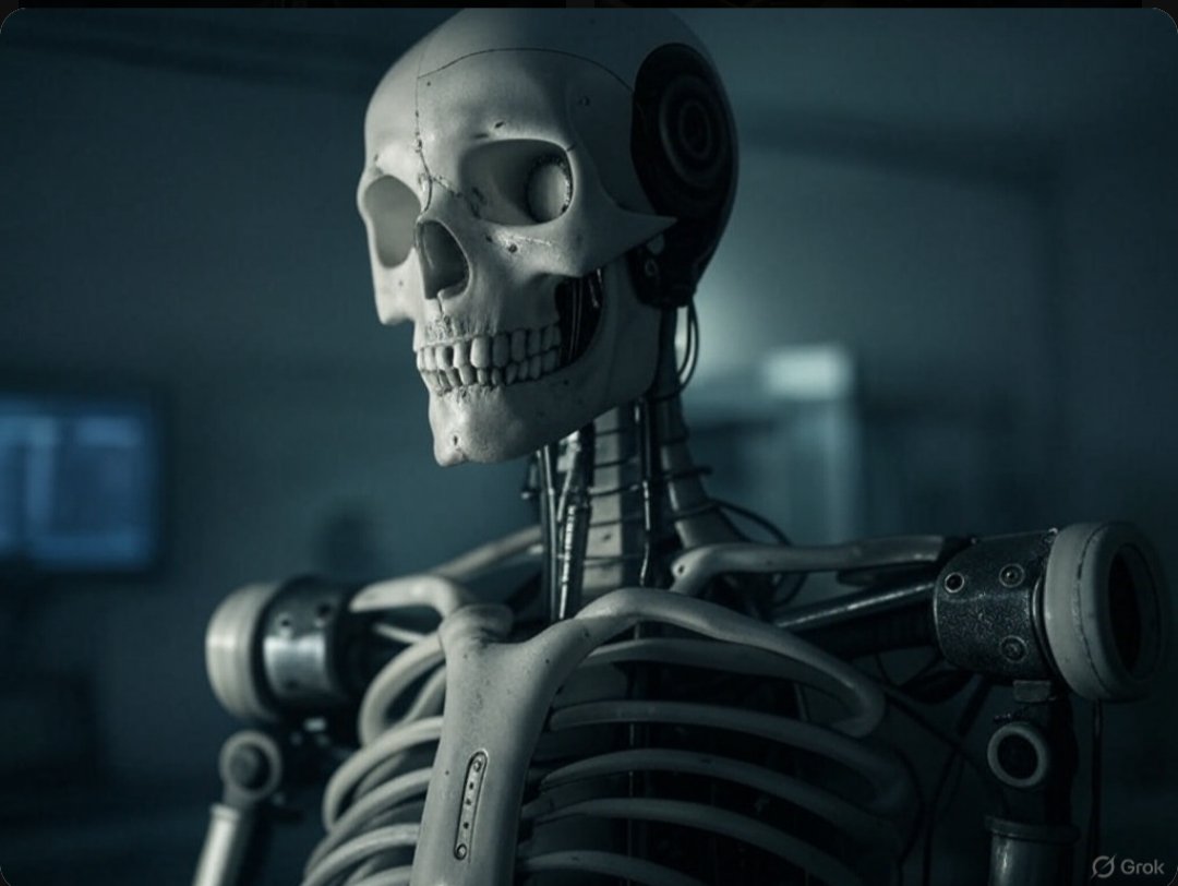 Piprotecter's tweet photo. This skeletal bot has been waiting for its migration since 2019—talk about a patient Pi Pioneer! #PiNetwork #TechPatience #RobotDreams https://t.co/bxUcTGvJn6