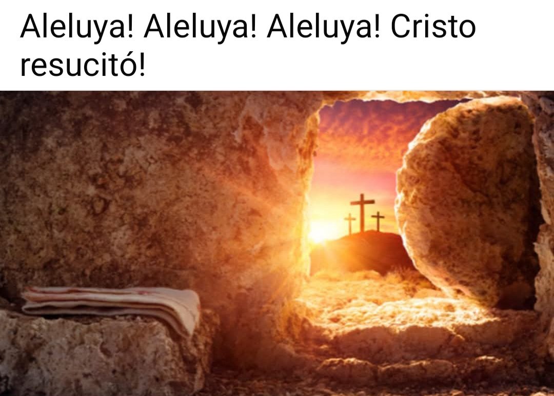 ATREVTE's tweet photo. Por nuestra fe avisamos que el Señor ha resucitado! 🙏 https://t.co/pBzDIWdAC2