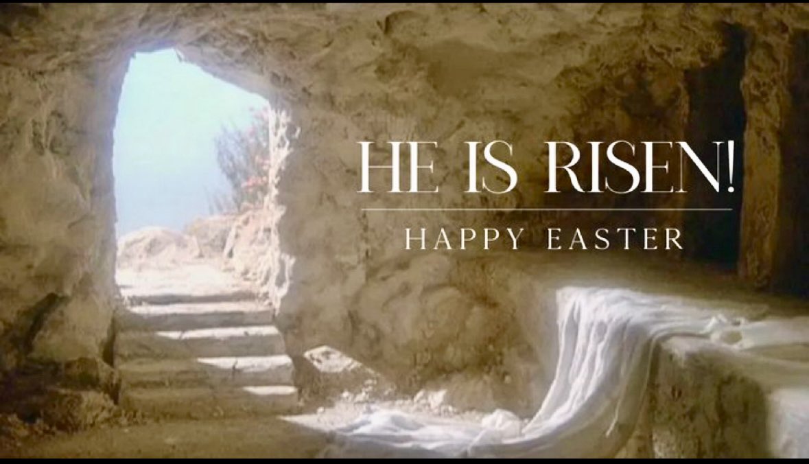 Mike_Pence's tweet photo. As dawn breaks on another Easter Morning in America, Karen and I send our warmest wishes for a joyous and Happy Easter to fellow Christians across our country and around the world! He Is Risen!🌄

“After the Sabbath, at dawn on the first day of the week, Mary Magdalene and the other Mary went to look at the tomb. There was a violent earthquake, for an angel of the Lord came down from heaven and, going to the tomb, rolled back the stone and sat on it. His appearance was like lightning, and his clothes were white as snow. The guards were so afraid of him that they shook and became like dead men. The angel said to the women, “Do not be afraid, for I know that you are looking for Jesus, who was crucified. He is not here; he has risen, just as he said. Come and see the place where he lay. Then go quickly and tell his disciples: ‘He has risen from the dead and is going ahead of you into Galilee. There you will see him.’ Now I have told you.”(Matthew 28:1-7)