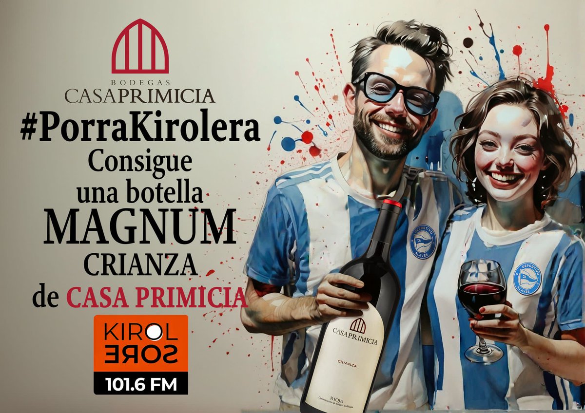 Domingo de resurrección. 
¿Crees sin haber visto? 
¡¡Vaya PASIÓN la nuestra!!

Sevilla FC 💃- D. Alavés💙

1️⃣Resultado y goleadores
2️⃣Sígue esta cuenta y la de Bodega <a href="/CasaPrimicia/">Bodegas Casa Primicia</a> 
3️⃣ RT

🔮 0-1 Kike "El costalero del gol" 

CAMBIO de PREMIO 🍷
Vuelve el MAGNUM de crianza.
#Amén
