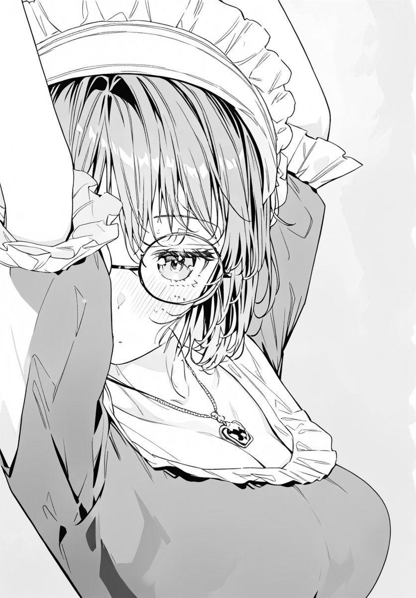 【そばかすメイドの黒崎さん】
しゃべりません。表情もありません。
頼まれたらお好みのポーズをキメてくれるぐらいには良い子です。 