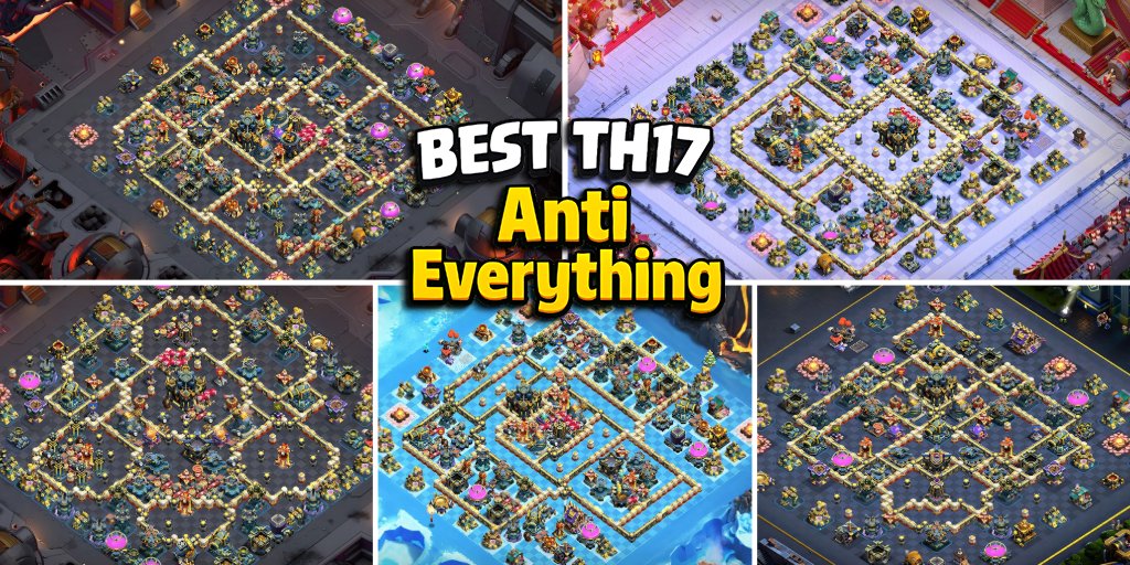 clashcodes1's tweet photo. 💥Top 10 TH17 Anti Everything Base Layouts - Clan Wars, CWL, Legend #ClashOfClans #CoC募集 

👉Base Link 10: https://t.co/klY6WGyqrG

👉Base Link 9: https://t.co/FttujEYNd5

👉Base Links (1-8): https://t.co/PR5KFBhU91
.
.
.
.
.
📲Get *ClashCodes* App @GooglePlay For Best COC Maps https://t.co/m3NFJelZHi