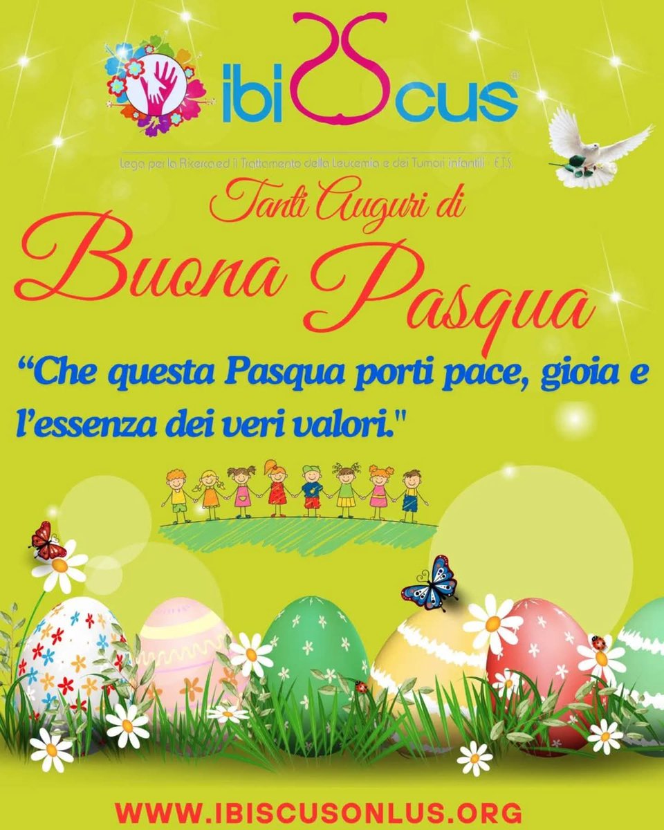 Ibiscus2011's tweet photo. In questa Pasqua, ogni uovo donato da Ibiscus è un seme di speranza 🌱
Ogni sorriso ricevuto, un raggio di luce che illumina il cammino dei nostri piccoli eroi 🌟
Grazie a chi ci sostiene, insieme rendiamo la Pasqua più dolce e piena d'amore 💖
Buona Pasqua da Ibiscus 🐣✨ https://t.co/IfbQQLzWaW