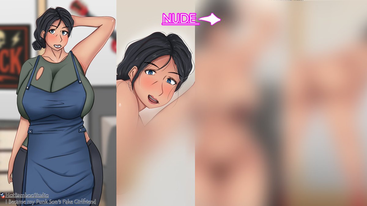 HotBambooStudio's tweet photo. EARLY Sneak Peek (I Became my Punk Son's Fake Girlfriend) β She's Not As Innocent As She Looks ? π€ͺππ₯°
Here :
https://t.co/iDVJ8bdZT2
#HotBambooStudio #AdultGames #NSFWGames #MatureContent #18PlusGames #EroticGaming https://t.co/PTpqs3HsXf