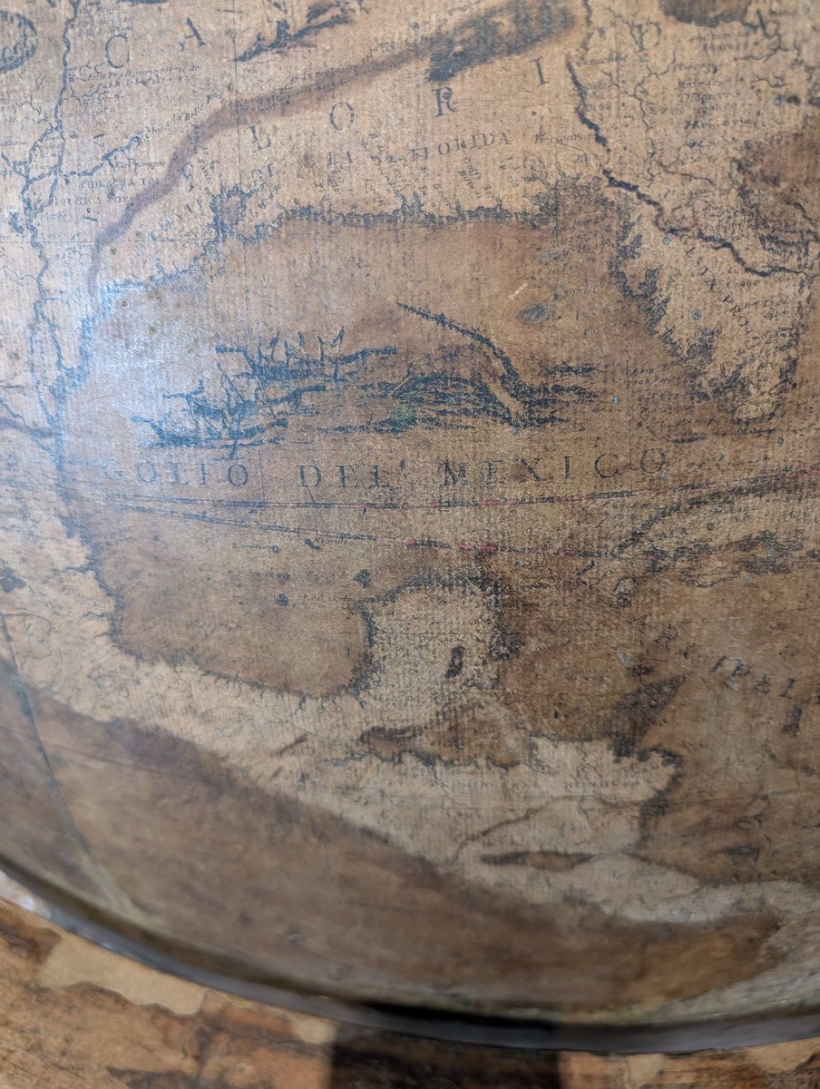 A globe in the Museo Correr in Venice dates from 1685, and proves that it's been the Gulf of Mexico for at least 340 years. So there.