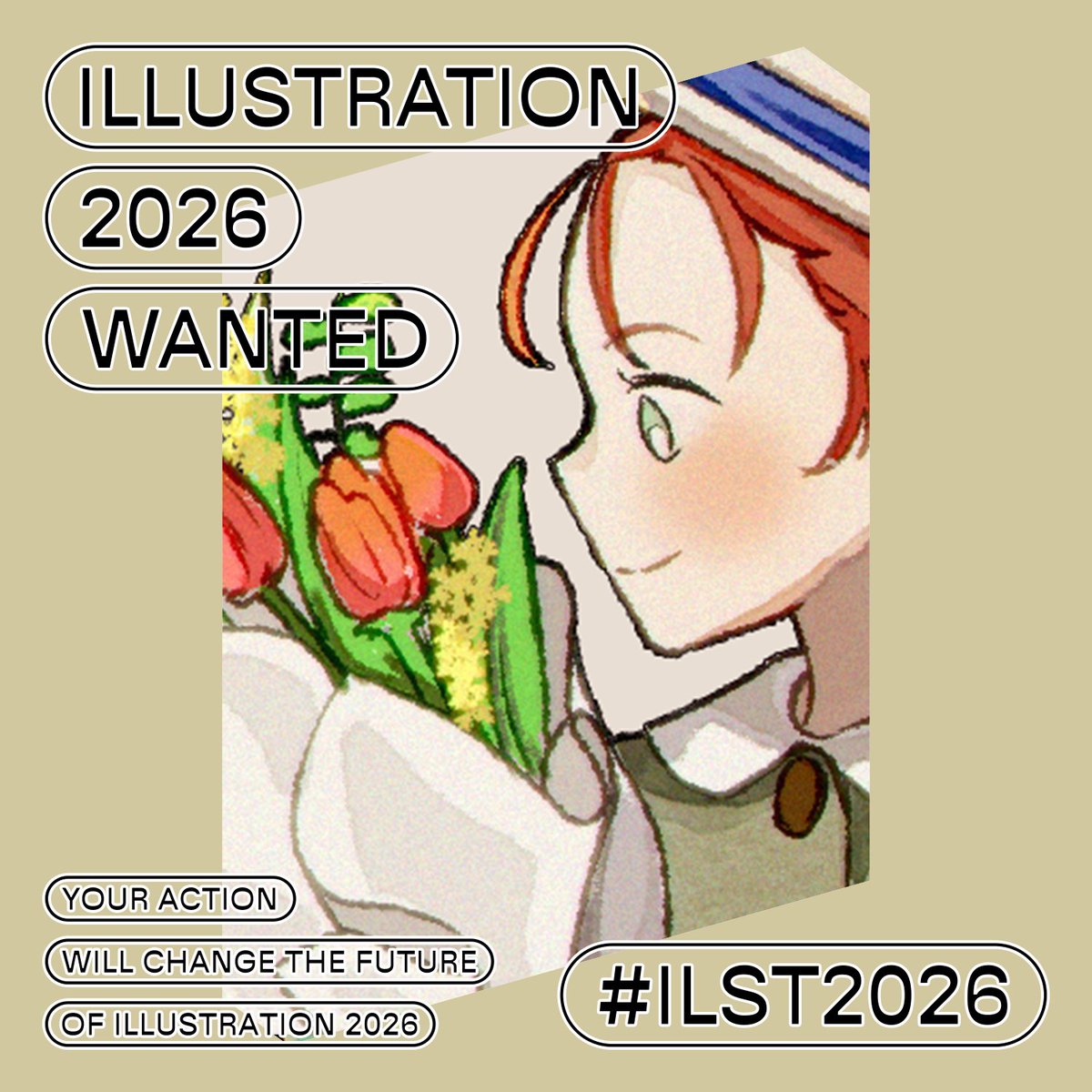 genika03's tweet image. ILLUSTRATION2026に自薦しました💐｜#ILST2026