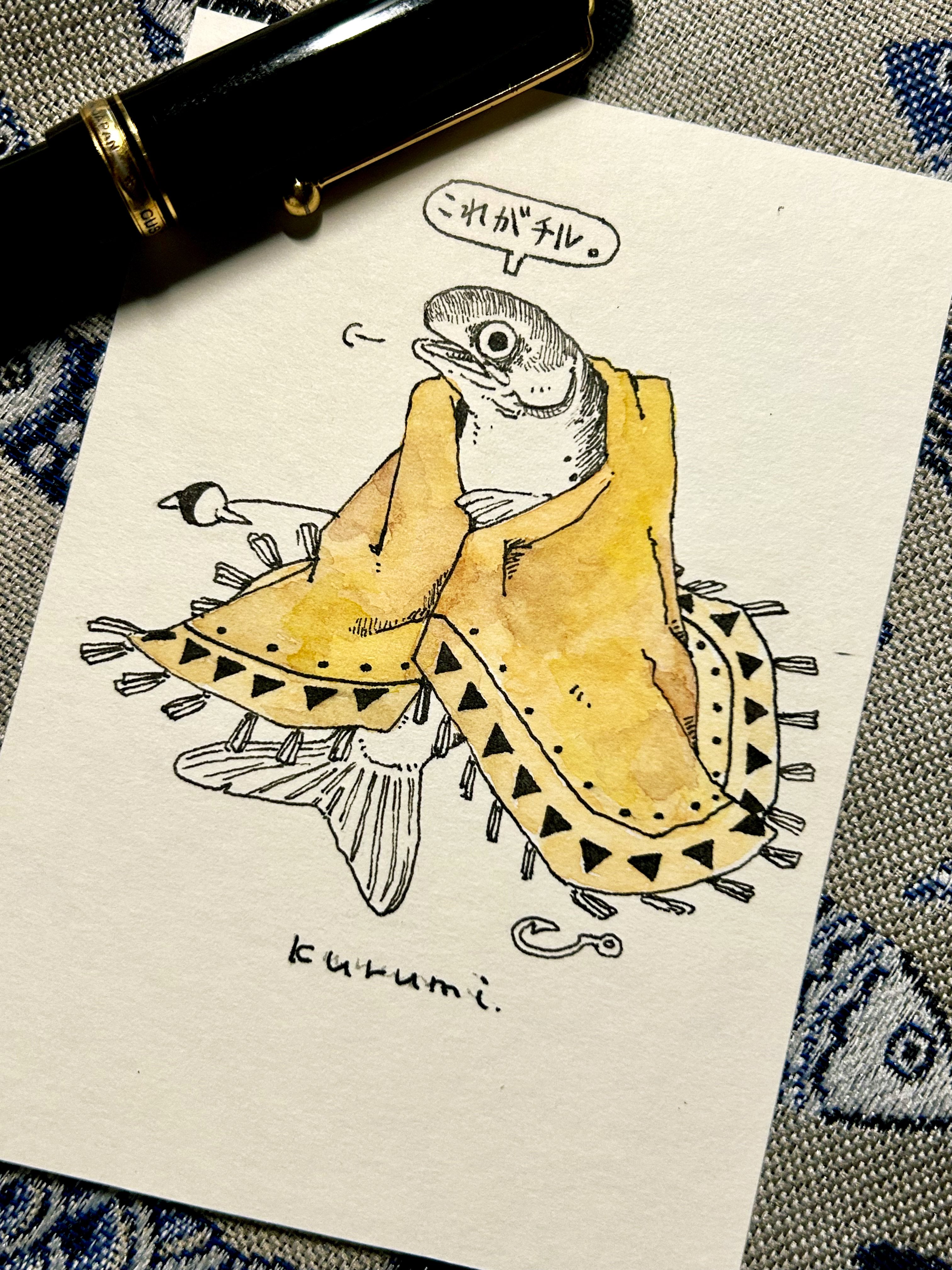 胡桃☀︎ペン画 on X: 
