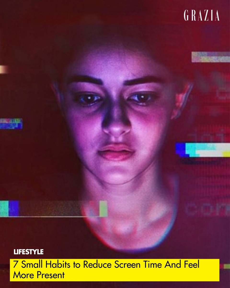GraziaIndia's tweet image. #GraziaLifestyle 7 Small Habits to Reduce Screen Time And Feel More Present
grazia.co.in/lifestyle/7-sm…
#Lifestyle #ScreenTime #Selfcare #Life #MentalHealth #Trending