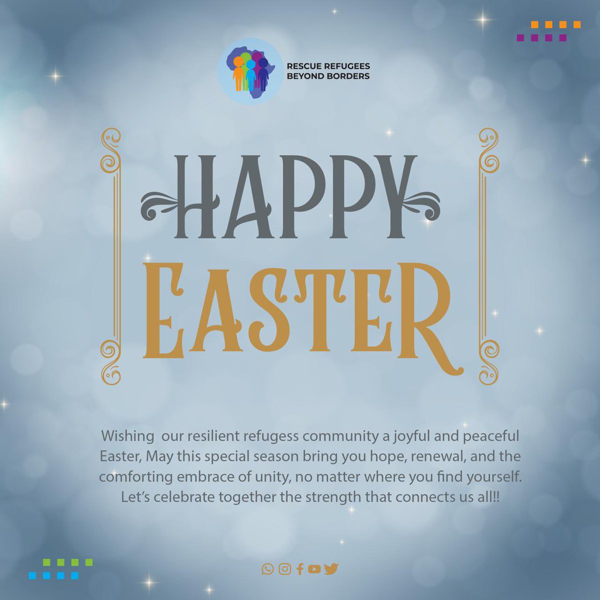 This Easter, we celebrate hope, resilience, and new beginnings. To our refugee community, you are seen, valued, and never alone. Wishing you love and light this holiday season.