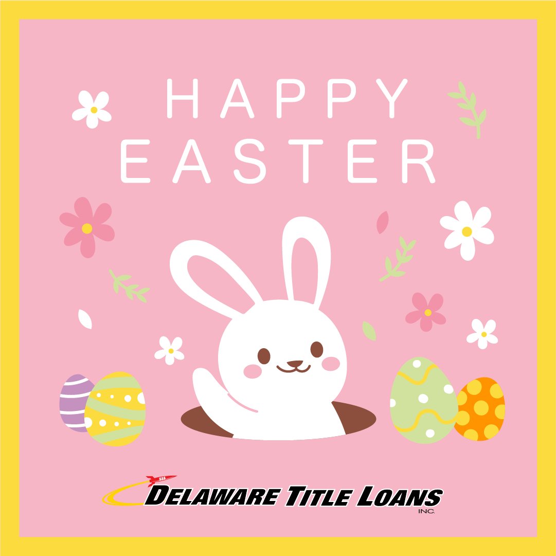 DETitleLoanCash's tweet image. Hopping into the Easter spirit, we at Delaware Title Loans, Inc., want to wish you a joyful and blessed holiday! 🐰🌸

Let's make this Easter extra special! 🥚🐣 

#DelawareTitleLoans #EasterBlessings #HappyEaster