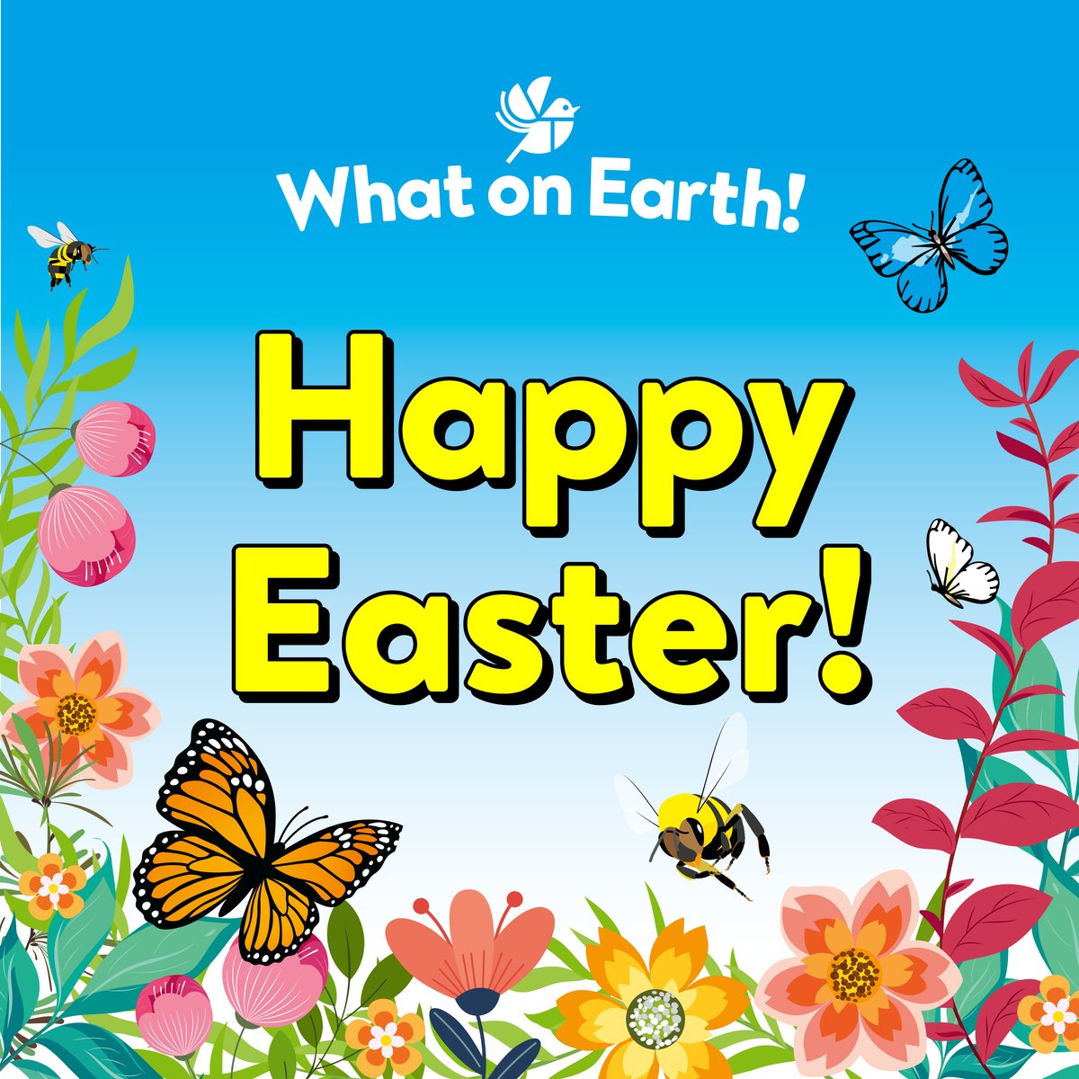 All of us at What on Earth! Magazine wish you and your family a Happy Easter, filled with egg hunts and chocolate covered smiles 🐣 🐰 🍫