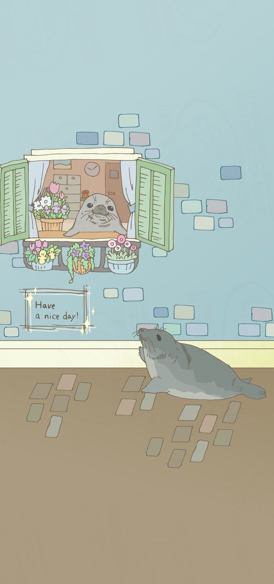 3YYj0iAOEQhhVge's tweet image. アザラシのいる窓辺

#seals #アザラシ