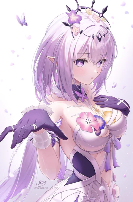 「その、手を繋いでもいいでしょうか…?」#HonkaiStarRail  #Castorice 