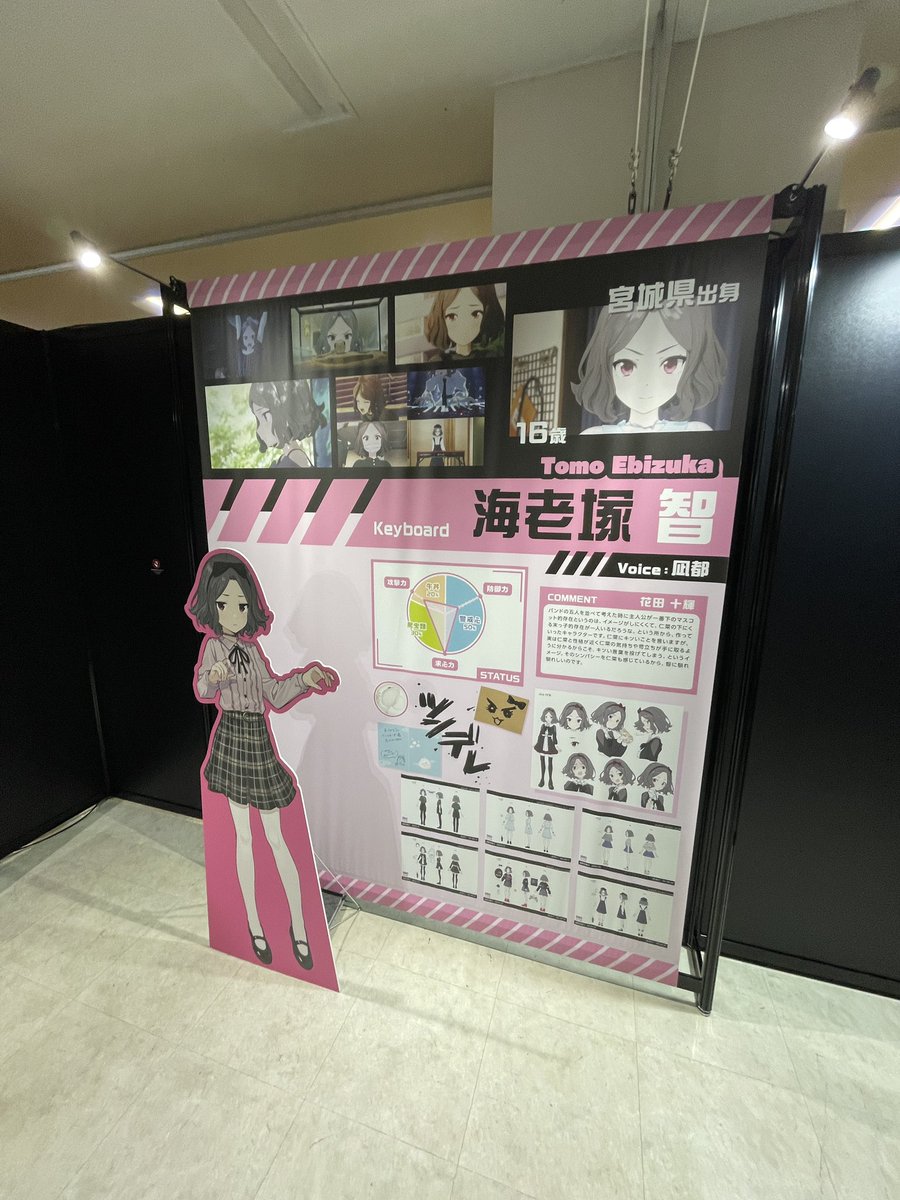 ixia_ruby's tweet image. 最終日、やっと着けてよかった！智ちゃんかわいい
 #ガルクラ展