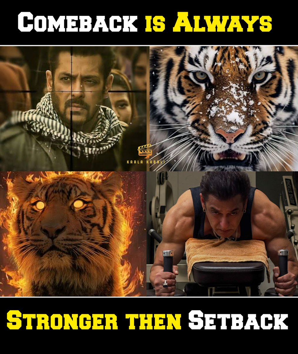 Comeback Stronger 💪 Bhaijaan <a href="/BeingSalmanKhan/">Salman Khan</a> Sir 💥 

#SalmanKhan𓃵 | #Sikandar