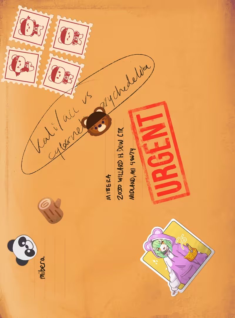 Rangezzi's tweet photo. A surprising envelope was delivered by courier. It smelled of honey and bear. I stroke the envelope and think about the amazing contents. I'm shooing away bees
#mibera  @miberamaker333 https://t.co/QSgMrGD9Yw