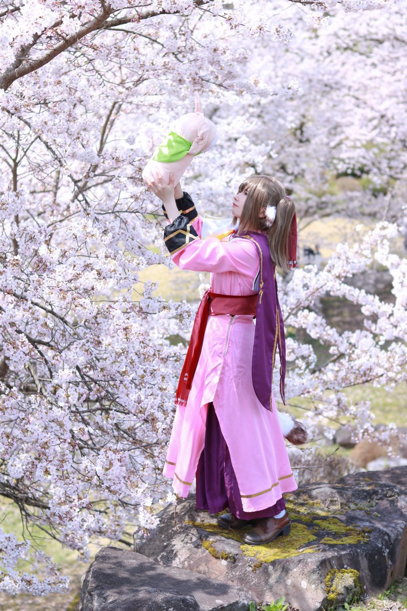sakuya_0801's tweet photo. ⚠️コスプレ⚠️cos
うたわれるもの 偽りの仮面
✨️

🌸 🌸 🌸 🌸

✨️
ネコネ 咲夜
photo📸
1、2枚目 @setsunaaa0731 
3枚目 @nanasizm 
 #会津村 https://t.co/dnh3fxbY9C