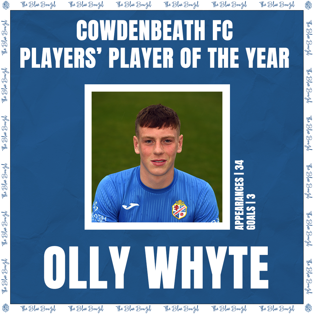 𝐂𝐎𝐖𝐃𝐄𝐍𝐁𝐄𝐀𝐓𝐇 𝐅𝐂 𝐏𝐋𝐀𝐘𝐄𝐑𝐒' 𝐏𝐋𝐀𝐘𝐄𝐑 𝐎𝐅 𝐓𝐇𝐄 𝐘𝐄𝐀𝐑

The Players’ Player of the Year award saw Jamie Docherty and Sam Newman placed 3rd and 2nd in the players’ poll.

The winner of the players’ prize chosen by his peers was <a href="/oliverwhyte20/">oliverwhyte_</a>.

4/5