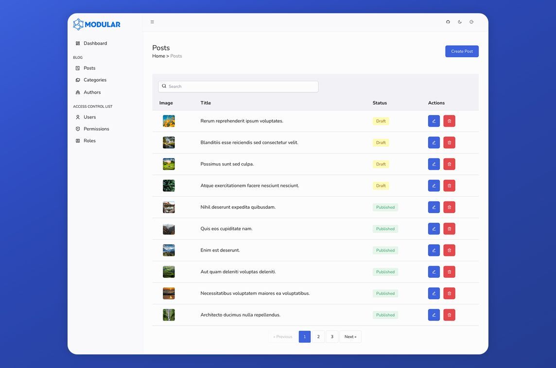 MadeWithLaravel's tweet photo. Easily craft modular apps using Laravel, Vue.js, TailwindCSS &amp; InertiaJS with the Modular starter kit by @daniel_coimbra 📦️🤸 - https://t.co/8kqidLYkjX https://t.co/iPHE95YazW
