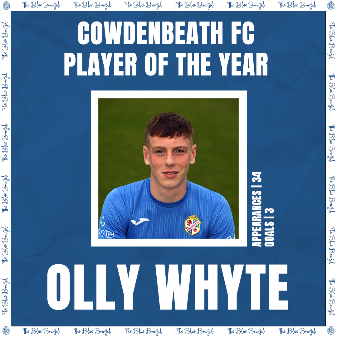 𝐂𝐎𝐖𝐃𝐄𝐍𝐁𝐄𝐀𝐓𝐇 𝐅𝐂 𝐏𝐋𝐀𝐘𝐄𝐑 𝐎𝐅 𝐓𝐇𝐄 𝐘𝐄𝐀𝐑

In each of the last 5 seasons this award and the Players’ Player of the Year have had the same recipient. 

And fans and players again remained in harmony in 2024/25 with <a href="/oliverwhyte20/">oliverwhyte_</a> receiving this award also.

5/5