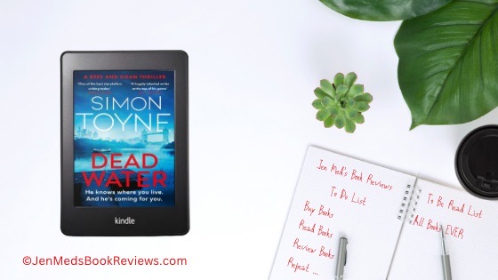 JenMedBkReviews's tweet photo. Today on the blog I'm sharing my review of Dead Water by Simon Toyne, the latest book in the Rees and Khan series.
https://t.co/vGw1n61E6U
#simontoyne
@Hemlock_Press
@HarperFiction
#booktwitter #books #bookreview #deadwater https://t.co/6uRW22xl1f