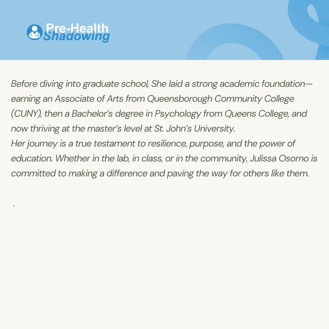 Pre-Health Shadowing tweet media