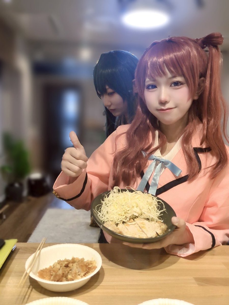 とんかつの衣、剥がしておいたわよ！