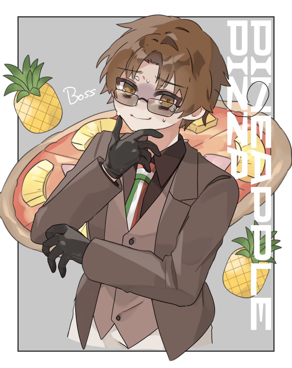 最新話のBOSS可愛かったよ〜🍕🍍
 #ヘタリア  #aph