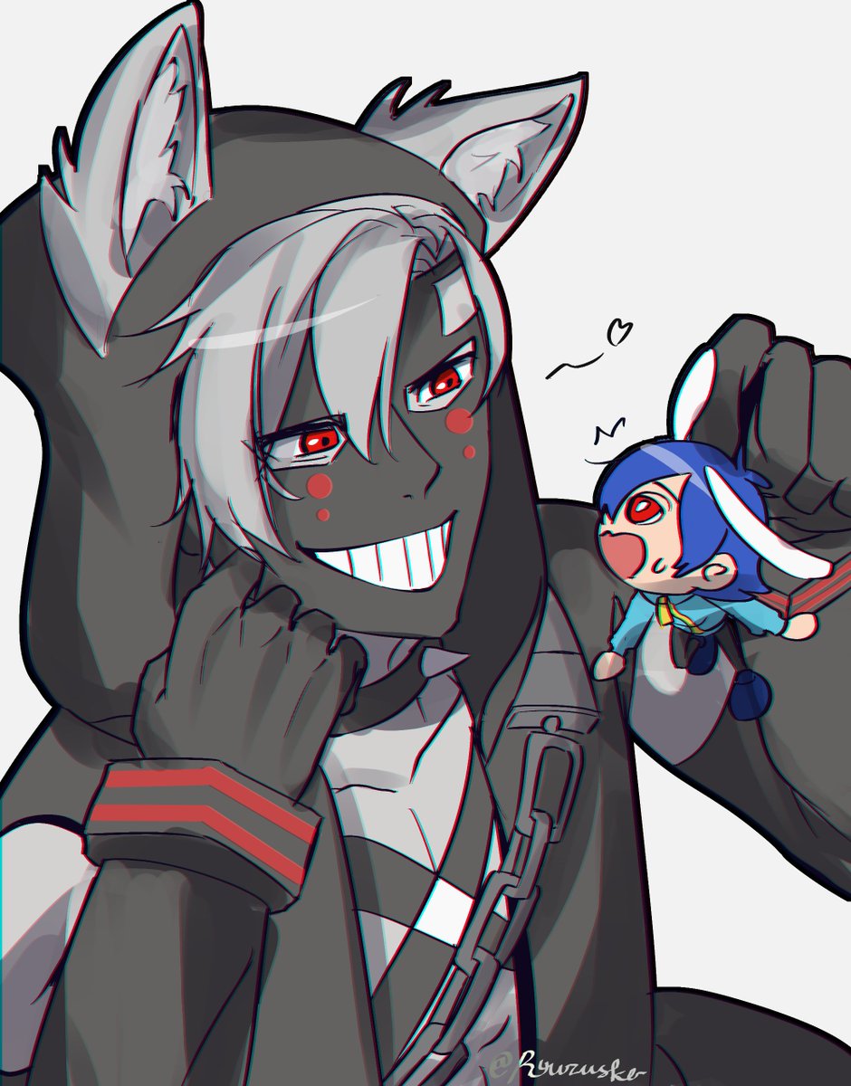 ryuuzuske's tweet photo. someone just wear a wrong costume on easter day, intentionally

 #コンパスお絵描き #コンパスアニメ https://t.co/GxhZdpQKiO