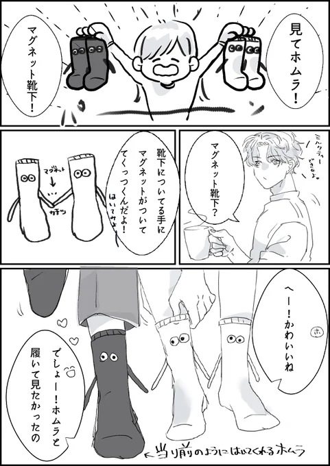 マグネット靴下を履くホム主

本当にこの靴下あるので是非 