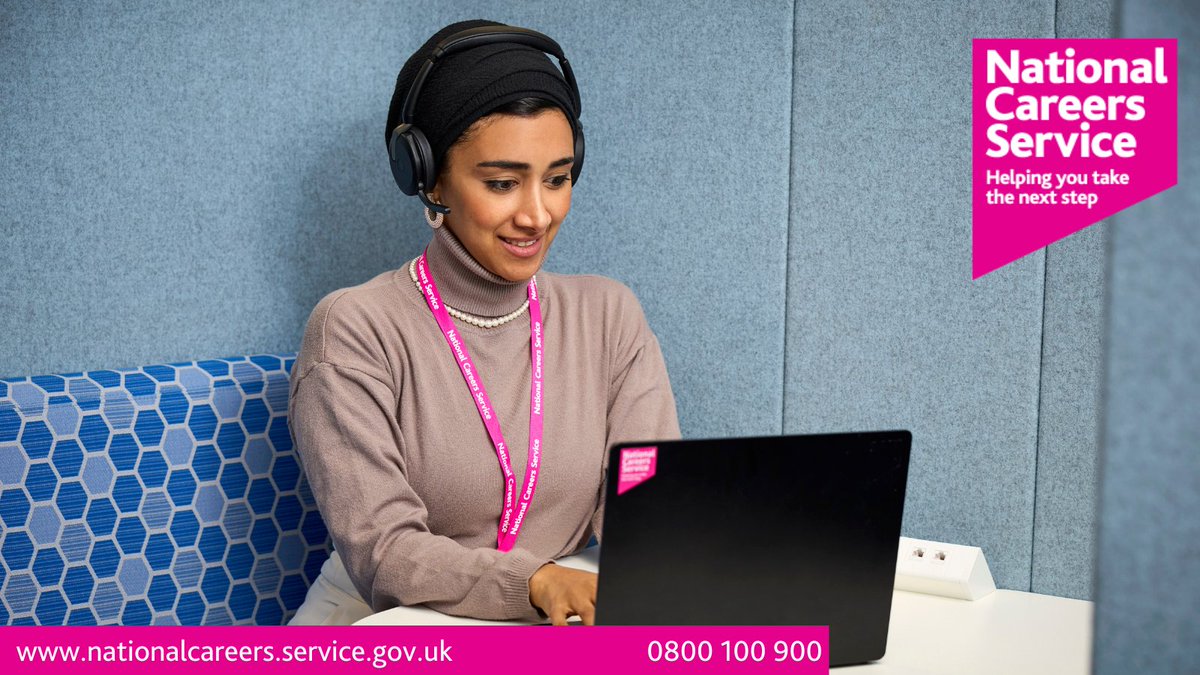 Are you looking for your first job?
Returning to work after an illness?
 Want to try something completely new?

Whatever the reason, we're here to help you find your way 🧭

It all starts with a quick hello 👇

📞 0800 100 900
💻 nationalcareers.service.gov.uk
📆 bit.ly/NCSBooking_EM