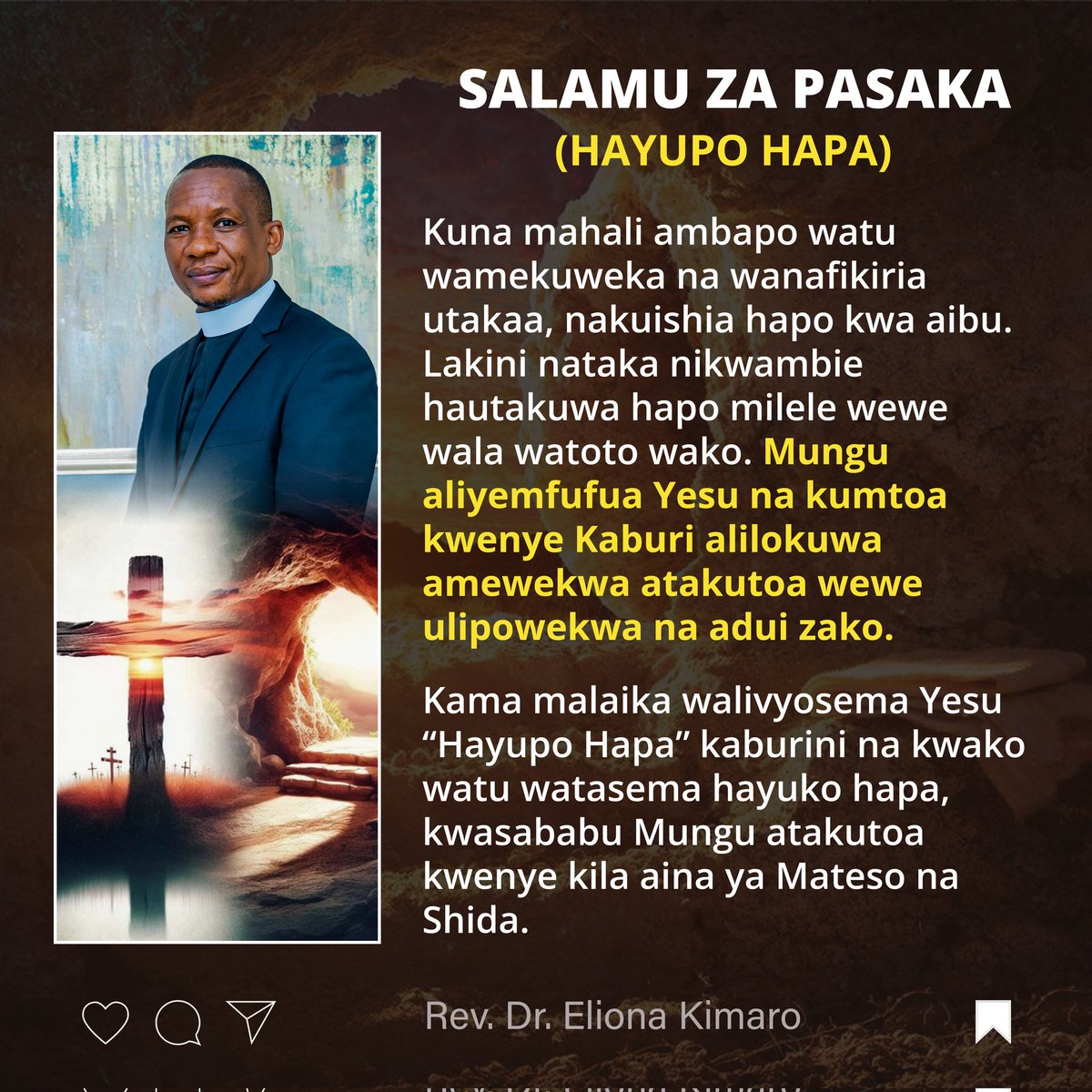 Rev. Dr. Eliona Kimaro tweet media