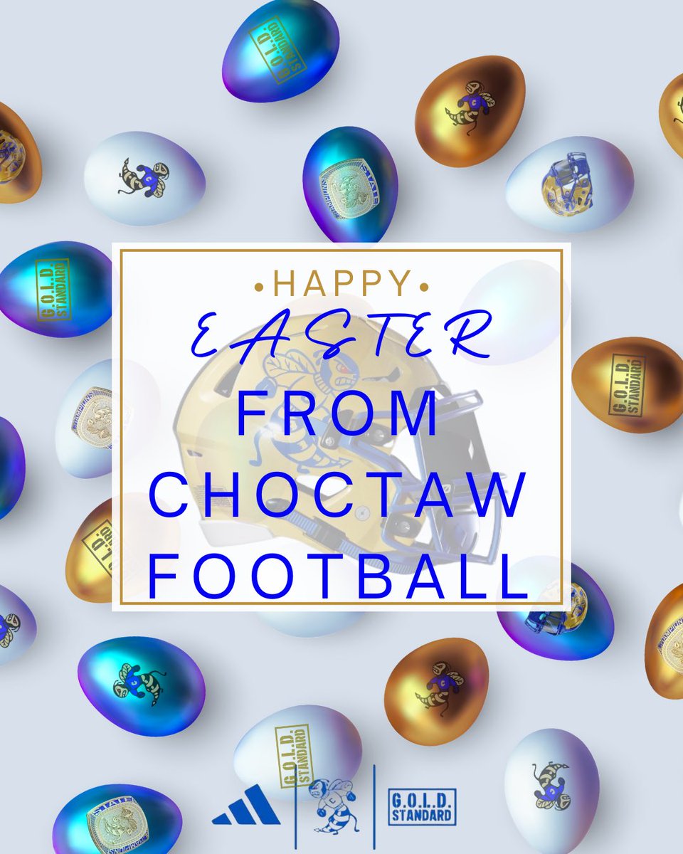 He Is Risen!  Happy Easter from Choctaw Football!
#StingEm🐝🤙
