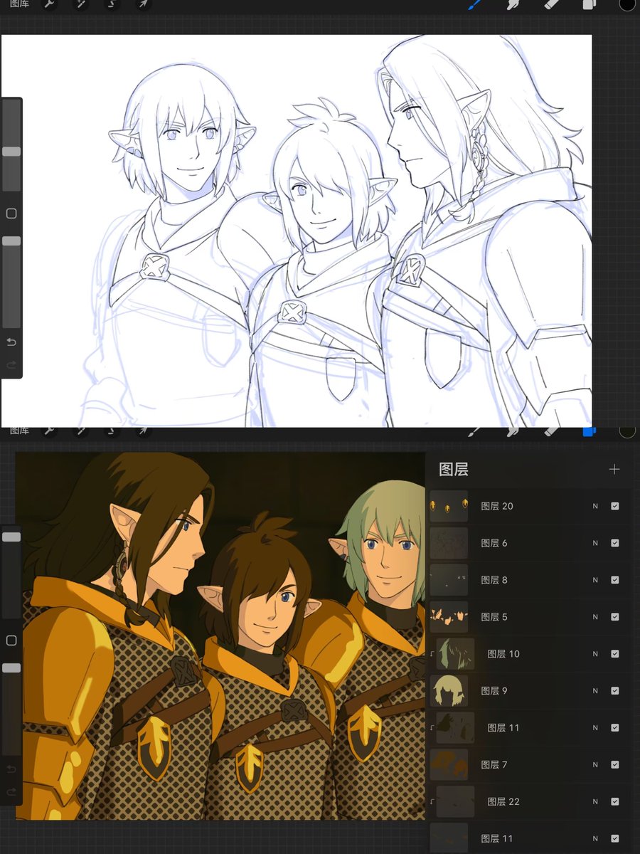 依旧是吉卜力画风
#ff14 #奥尔什方 #オルシュファン #Haurchefant #アルトアレール #エマネラン