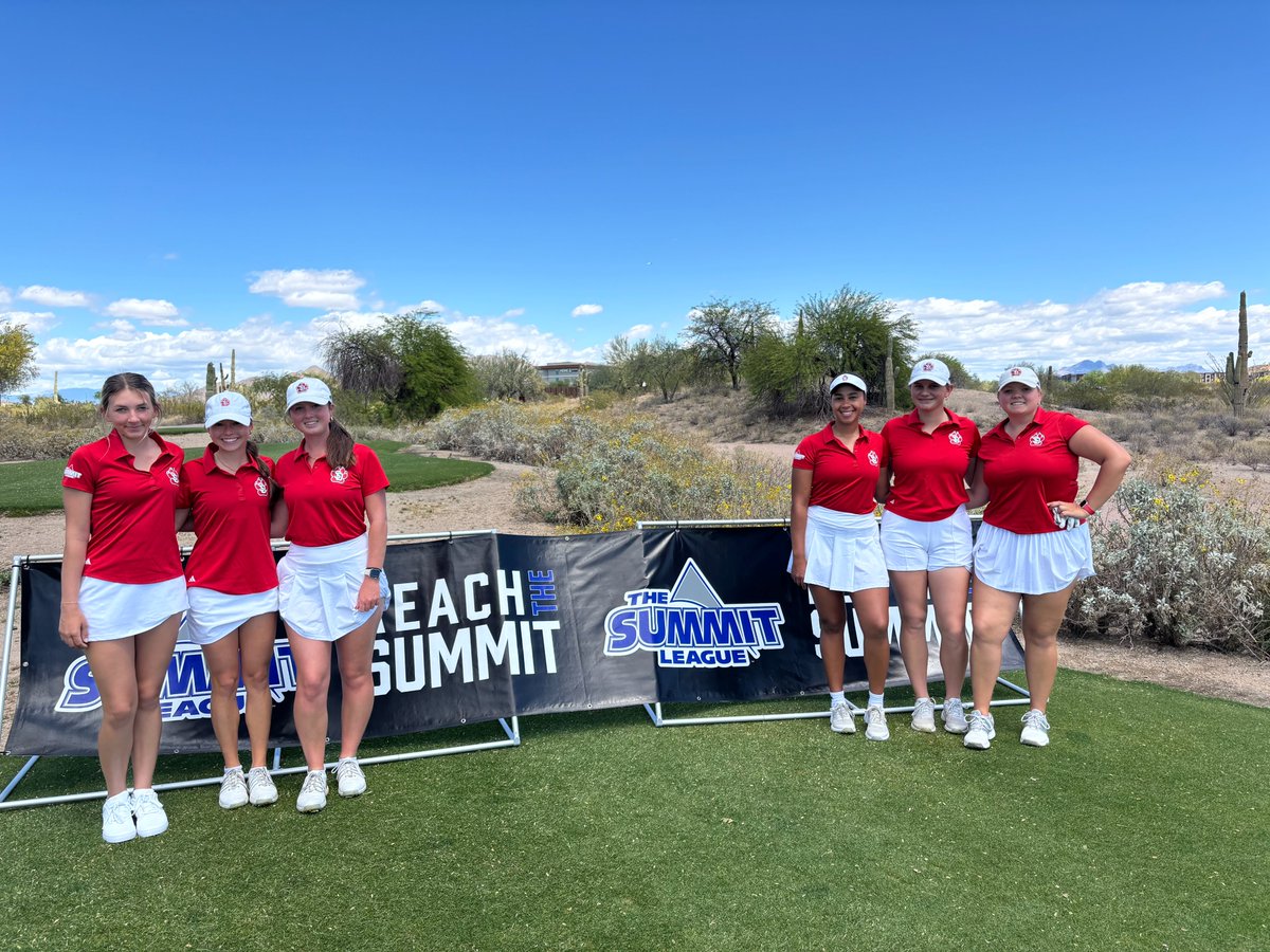 Getting Day 1 of the <a href="/TheSummitLeague/">The Summit League</a> Championships underway in Mesa!

#GoYotes x #WeAreSouthDakota