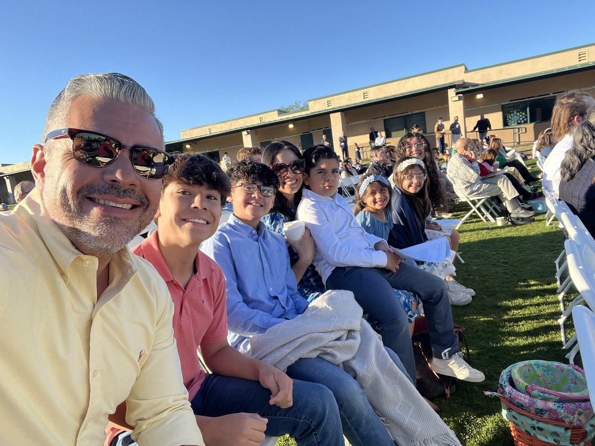 He is Risen!  Celebrating Jesus’ resurrection and victory at our sunrise Easter service. HAPPY EASTER!
